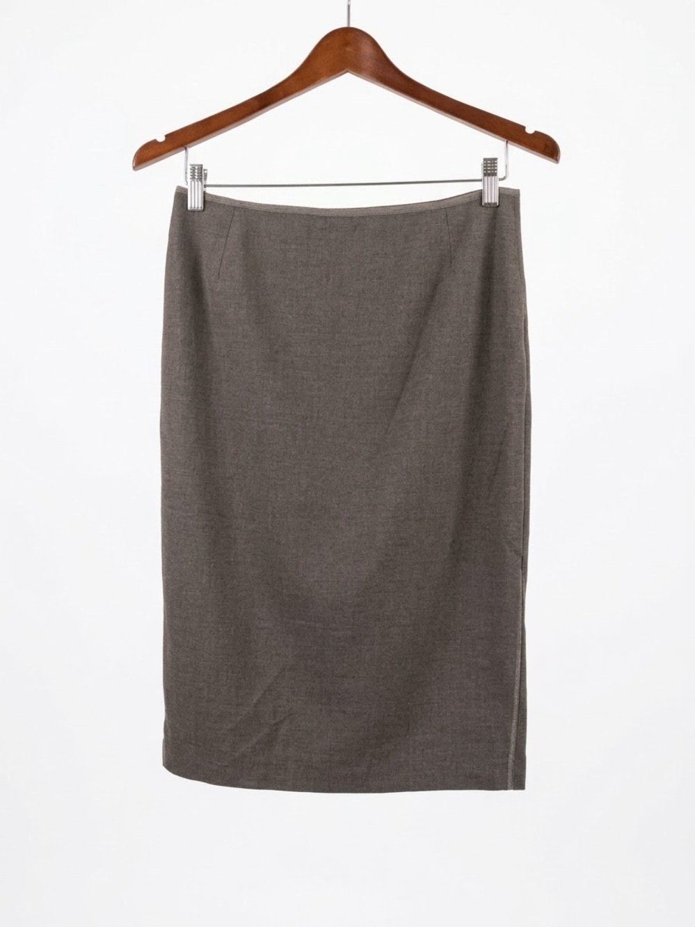 Elie Tahari Gray-Brown Pencil Skirt